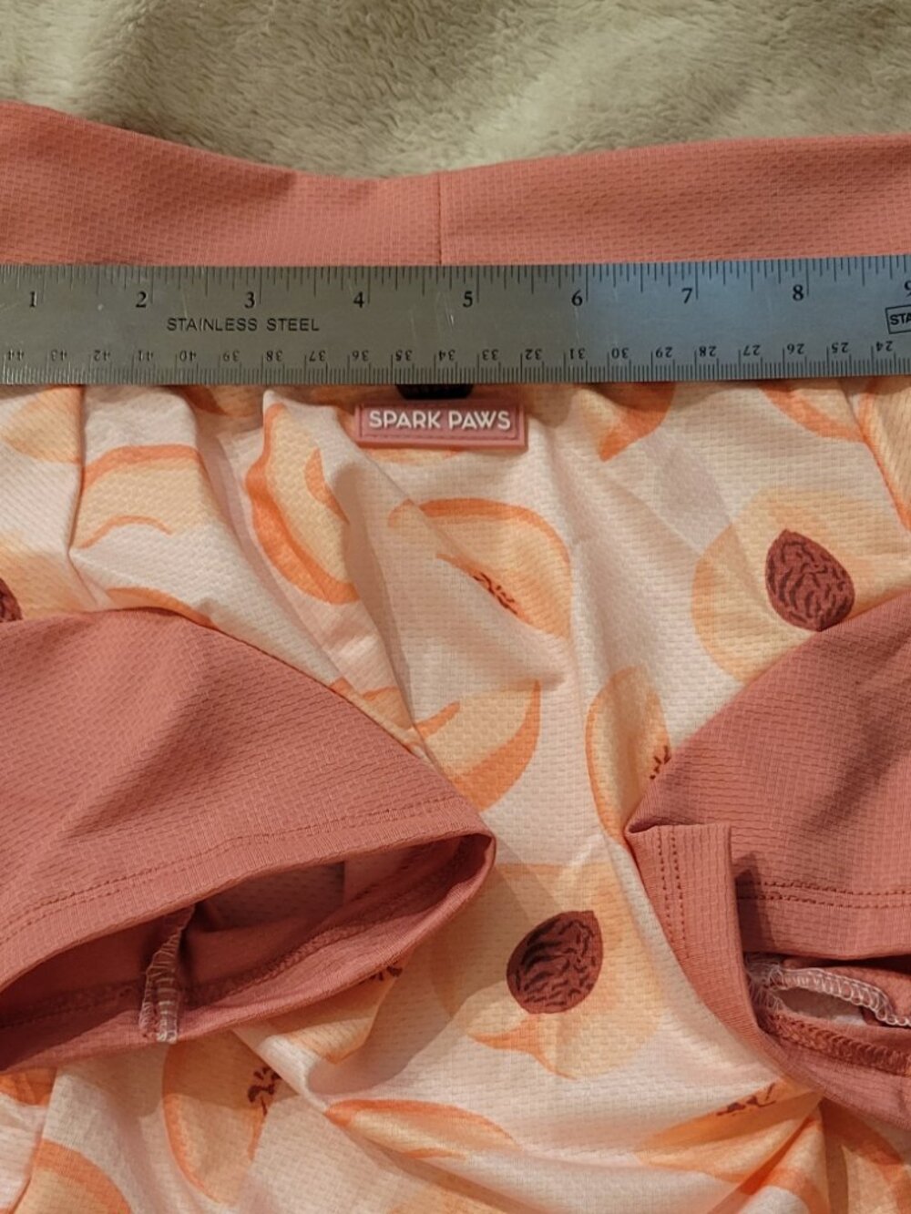 (NWT) Spark Paws - Sunblock Shirt - Peaches (Size 2XL) - Picture 4 of 6